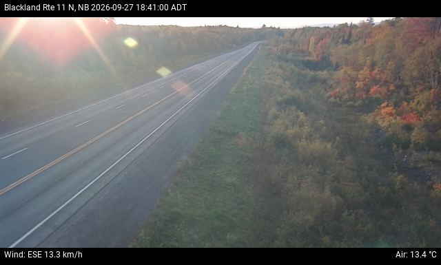 Web Cam image of Blackland (NB Highway 11)