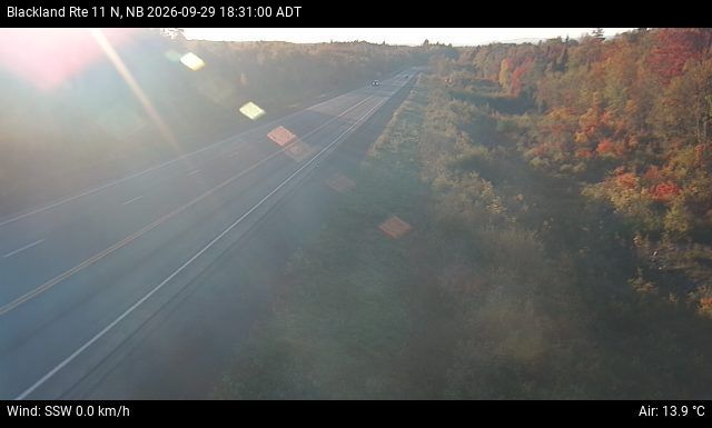 Web Cam image of Blackland (NB Highway 11)