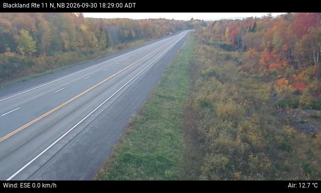 Web Cam image of Blackland (NB Highway 11)