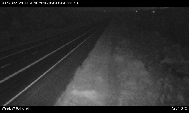 Web Cam image of Blackland (NB Highway 11)