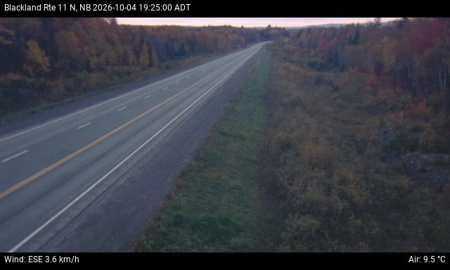 Web Cam image of Blackland (NB Highway 11)