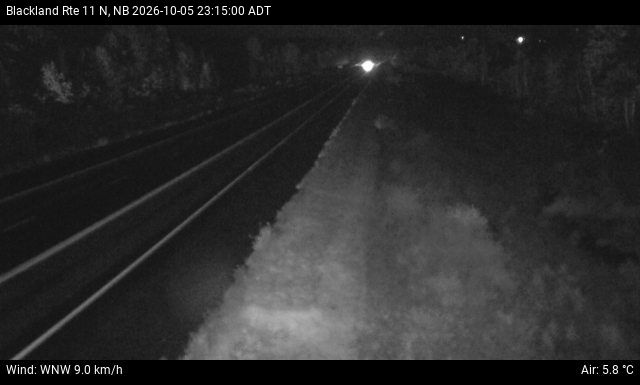Web Cam image of Blackland (NB Highway 11)
