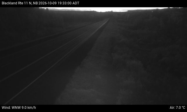 Web Cam image of Blackland (NB Highway 11)