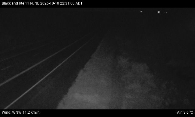 Web Cam image of Blackland (NB Highway 11)