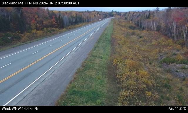 Web Cam image of Blackland (NB Highway 11)