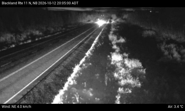 Web Cam image of Blackland (NB Highway 11)