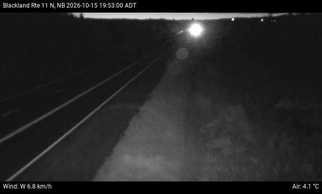 Web Cam image of Blackland (NB Highway 11)