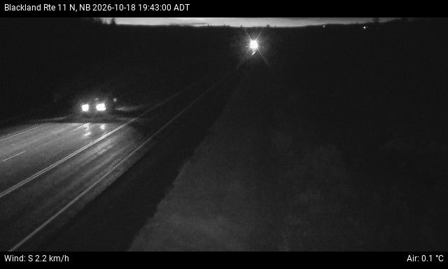 Web Cam image of Blackland (NB Highway 11)