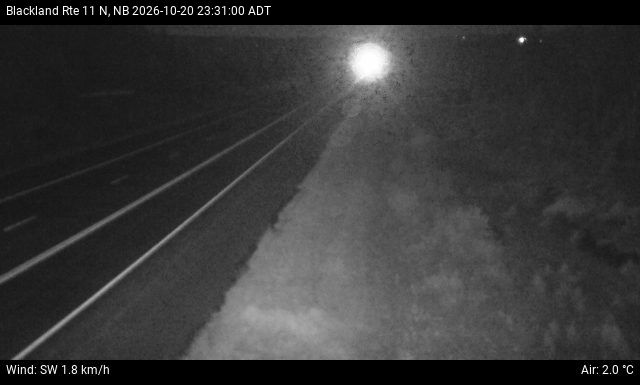 Web Cam image of Blackland (NB Highway 11)