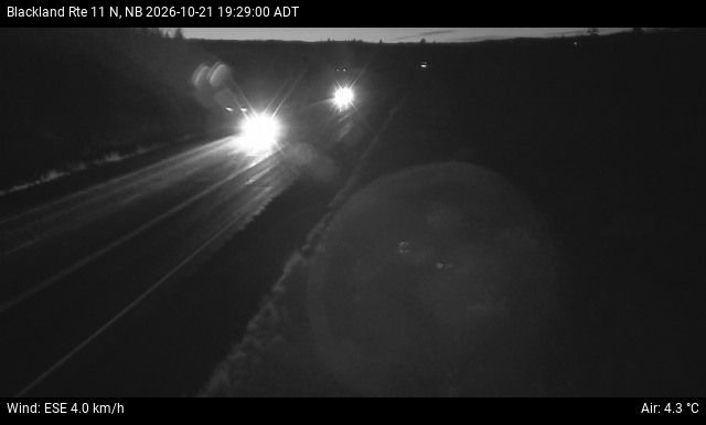 Web Cam image of Blackland (NB Highway 11)
