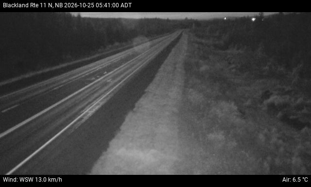 Web Cam image of Blackland (NB Highway 11)