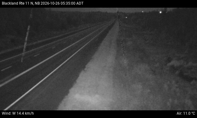 Web Cam image of Blackland (NB Highway 11)