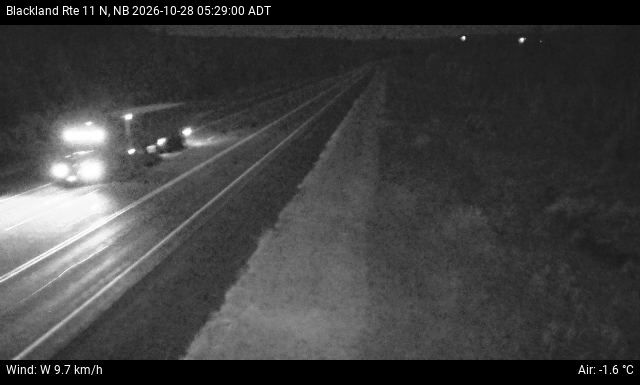Web Cam image of Blackland (NB Highway 11)