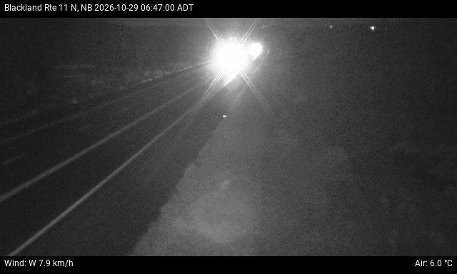 Web Cam image of Blackland (NB Highway 11)