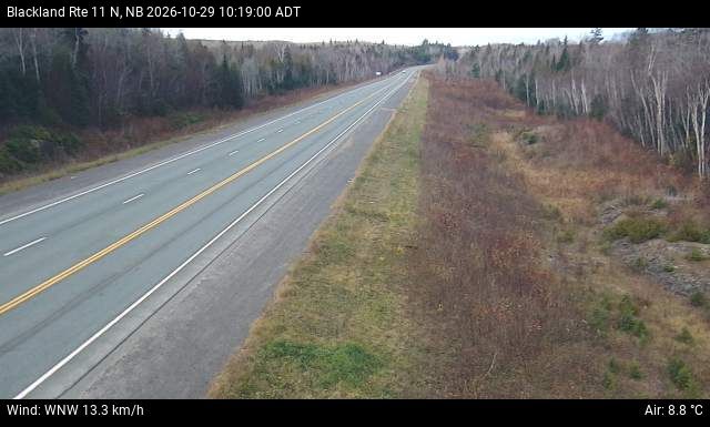 Web Cam image of Blackland (NB Highway 11)