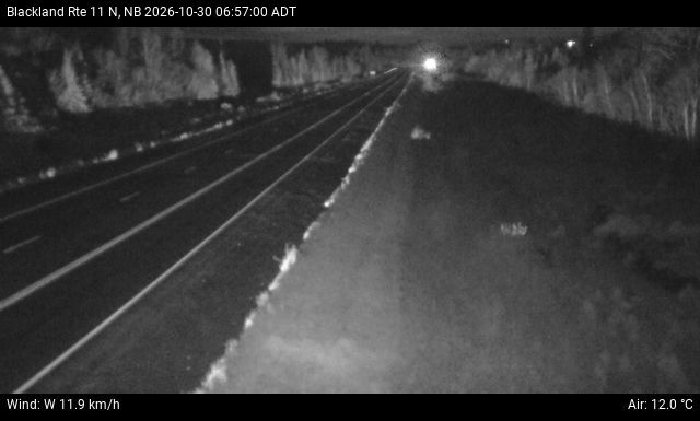 Web Cam image of Blackland (NB Highway 11)