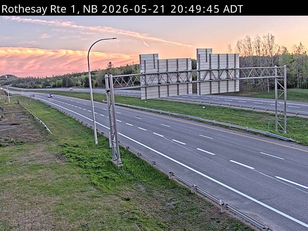 Web Cam image of Rothesay (NB Highway 1)