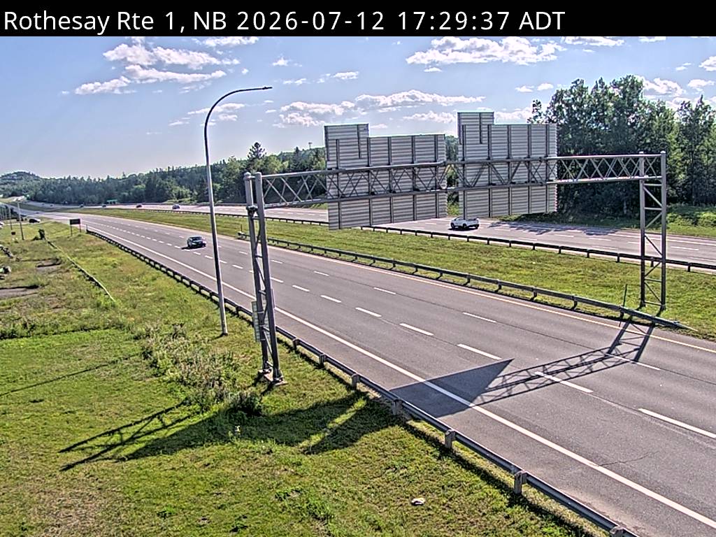 Web Cam image of Rothesay (NB Highway 1)