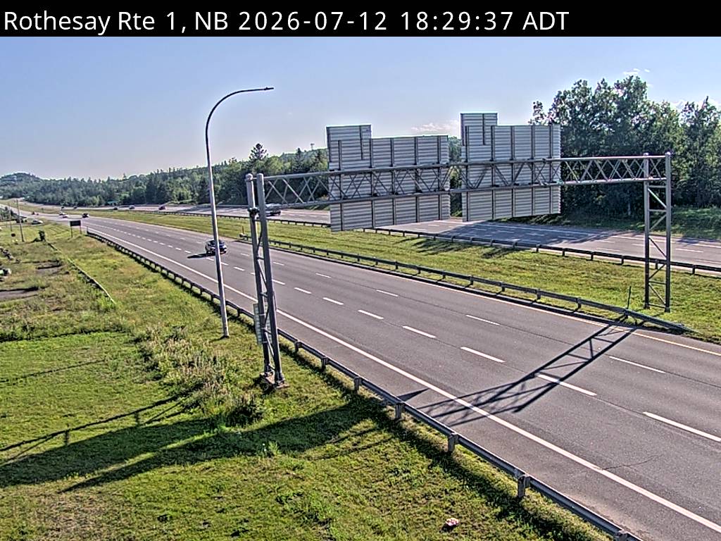 Web Cam image of Rothesay (NB Highway 1)