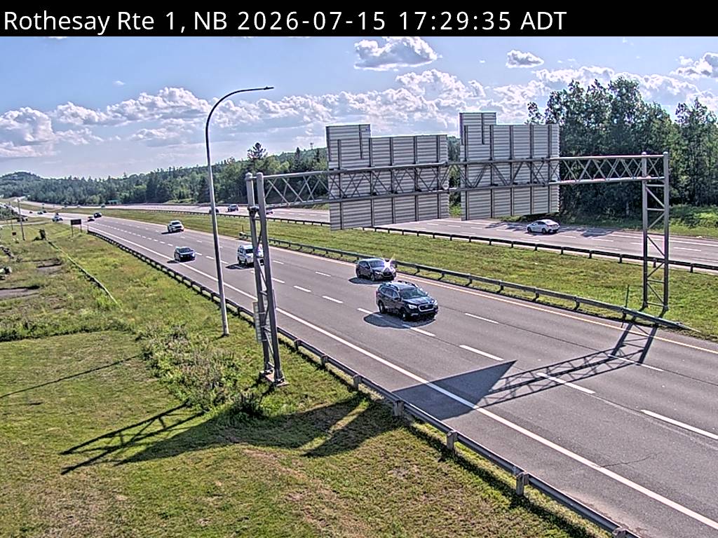 Web Cam image of Rothesay (NB Highway 1)