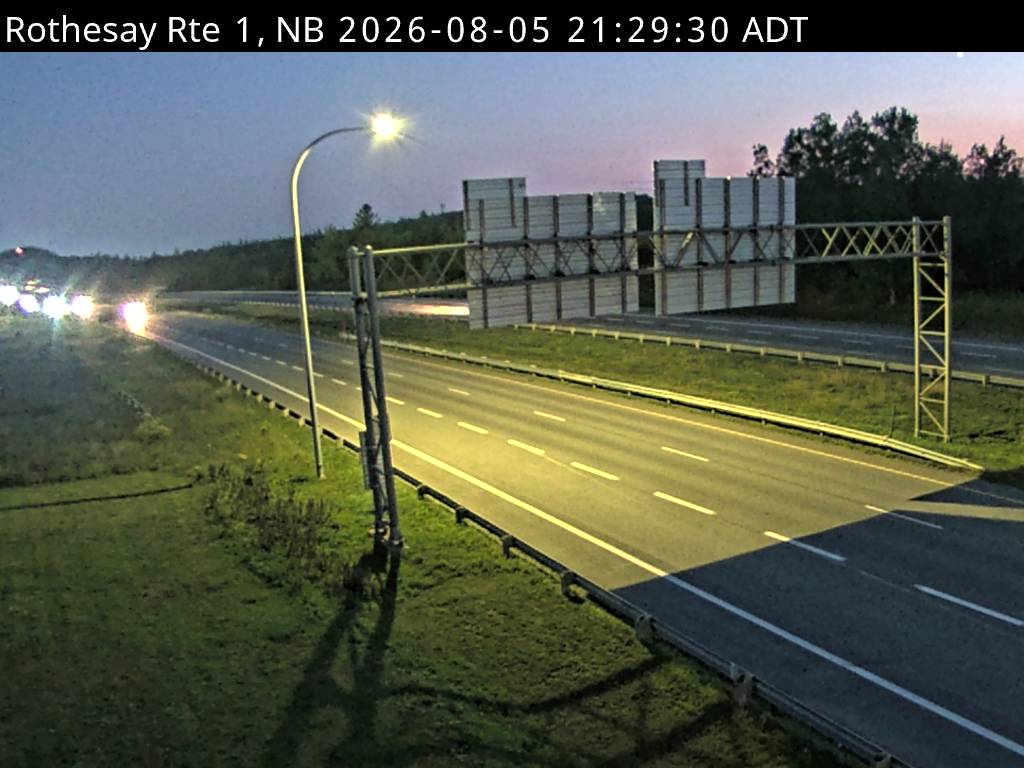 Web Cam image of Rothesay (NB Highway 1)