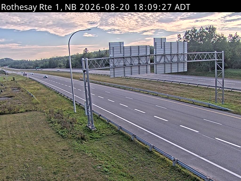 Web Cam image of Rothesay (NB Highway 1)