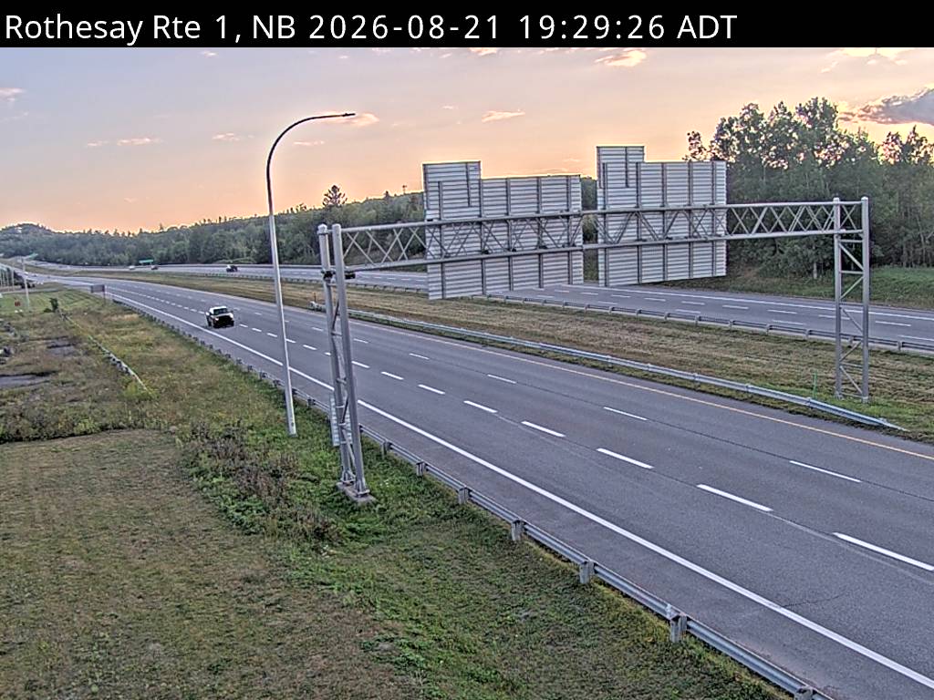 Web Cam image of Rothesay (NB Highway 1)