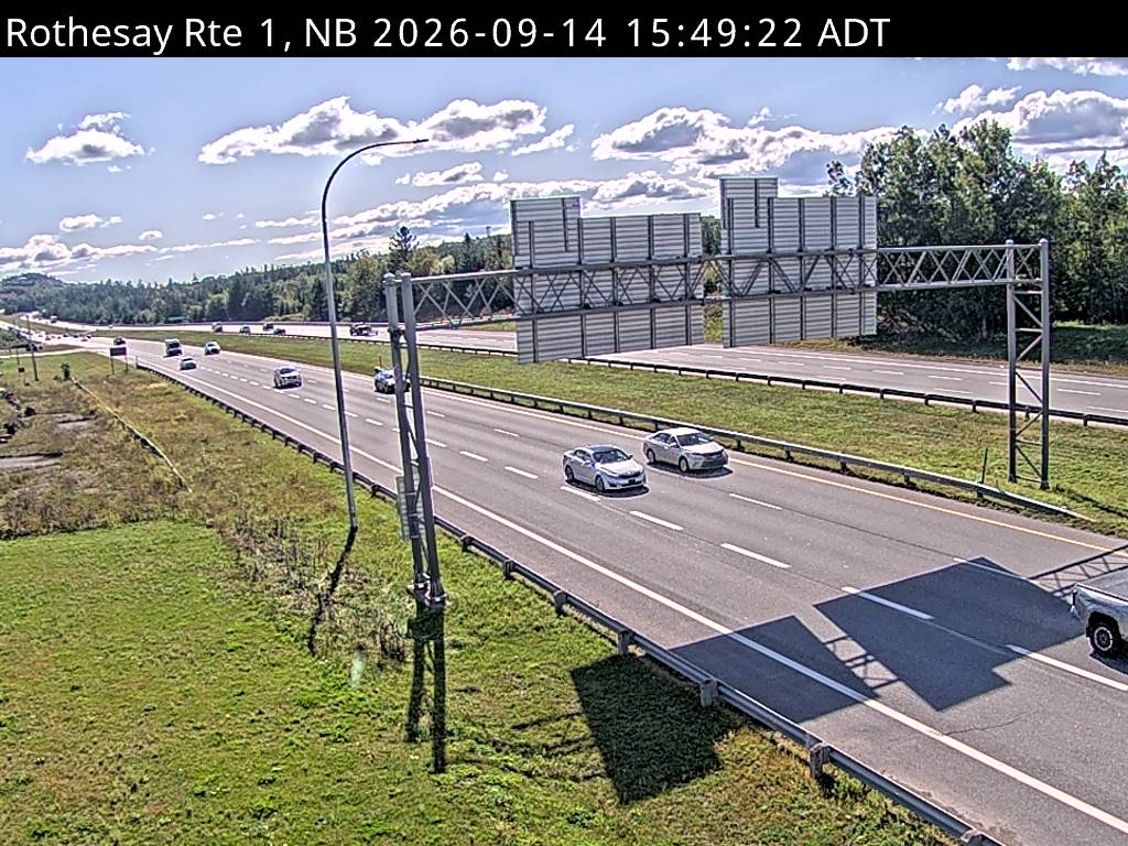 Web Cam image of Rothesay (NB Highway 1)