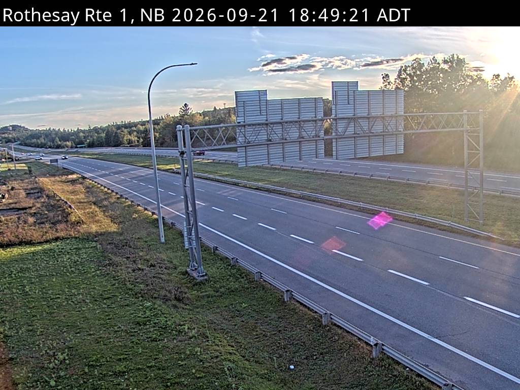 Web Cam image of Rothesay (NB Highway 1)