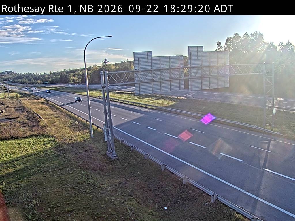 Web Cam image of Rothesay (NB Highway 1)