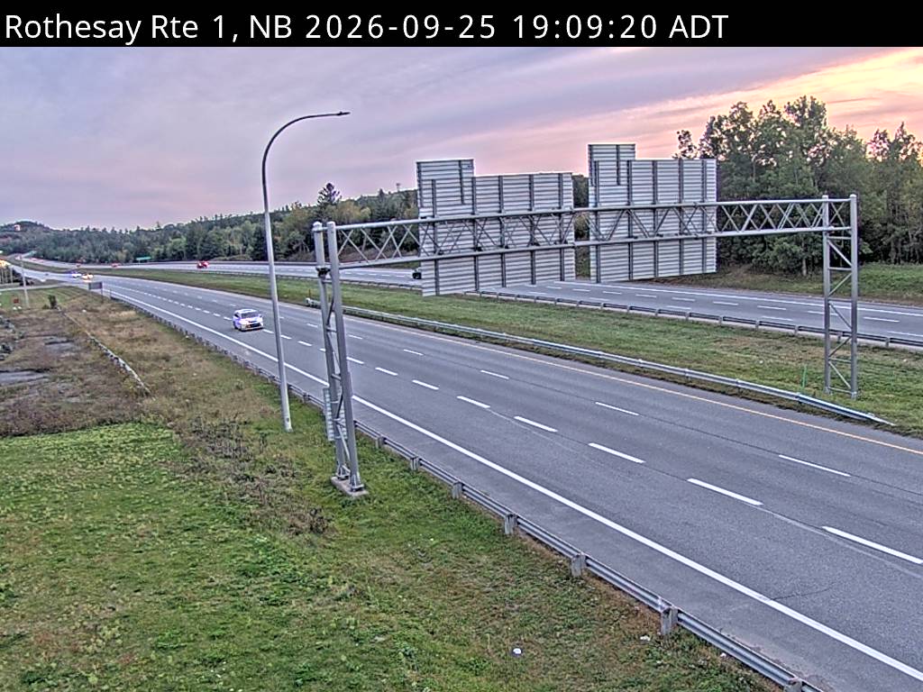 Web Cam image of Rothesay (NB Highway 1)