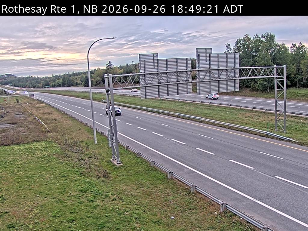 Web Cam image of Rothesay (NB Highway 1)