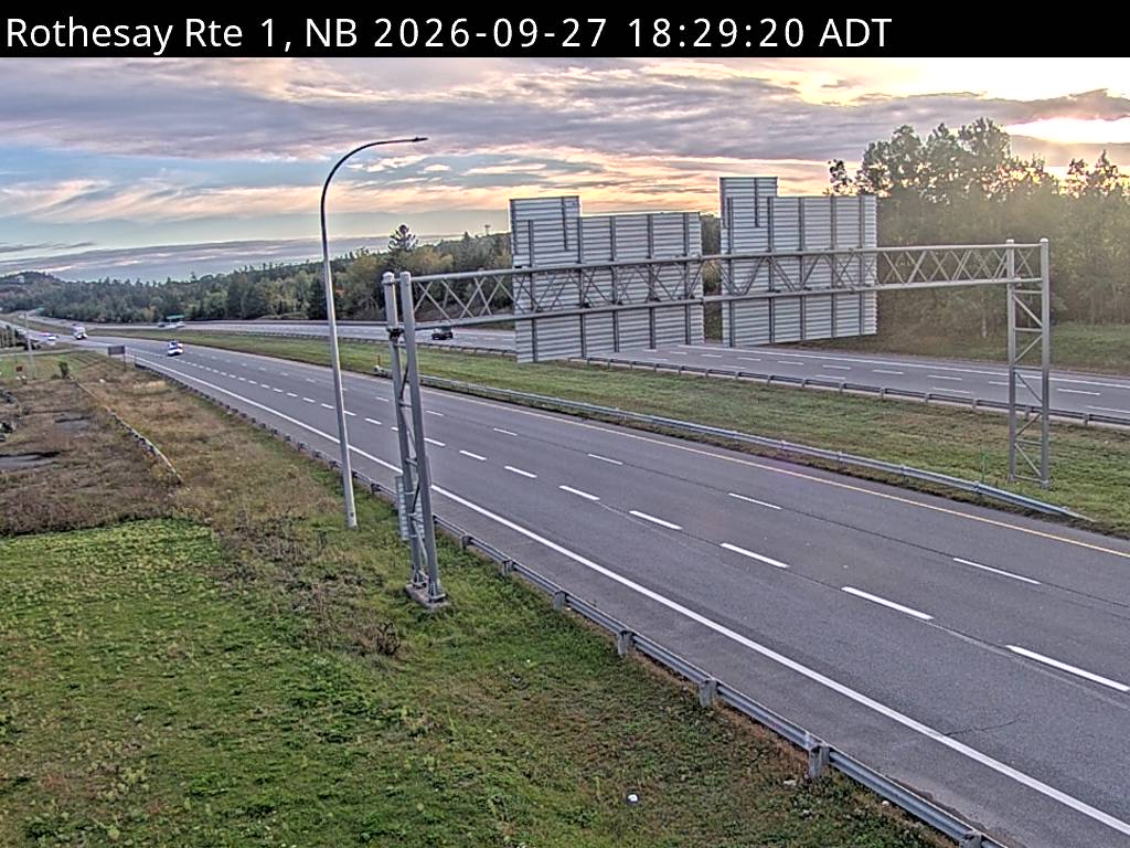 Web Cam image of Rothesay (NB Highway 1)