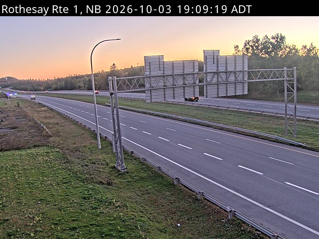 Web Cam image of Rothesay (NB Highway 1)