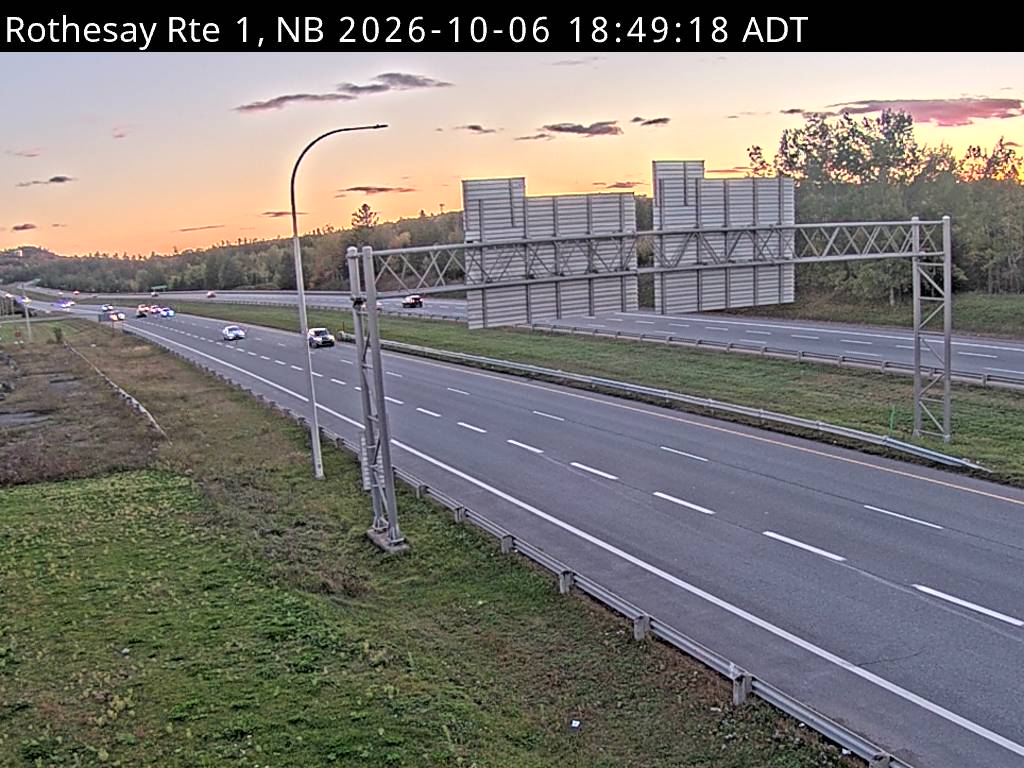 Web Cam image of Rothesay (NB Highway 1)