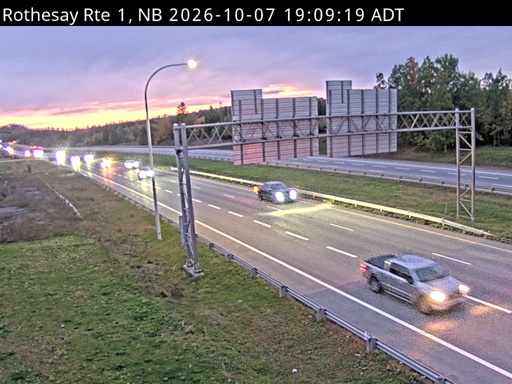 Web Cam image of Rothesay (NB Highway 1)