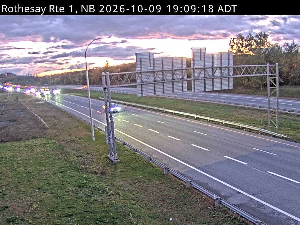 Web Cam image of Rothesay (NB Highway 1)