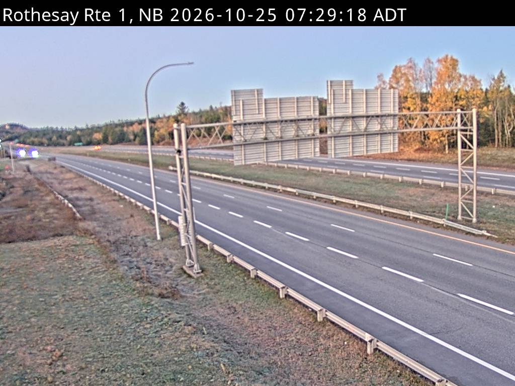 Web Cam image of Rothesay (NB Highway 1)