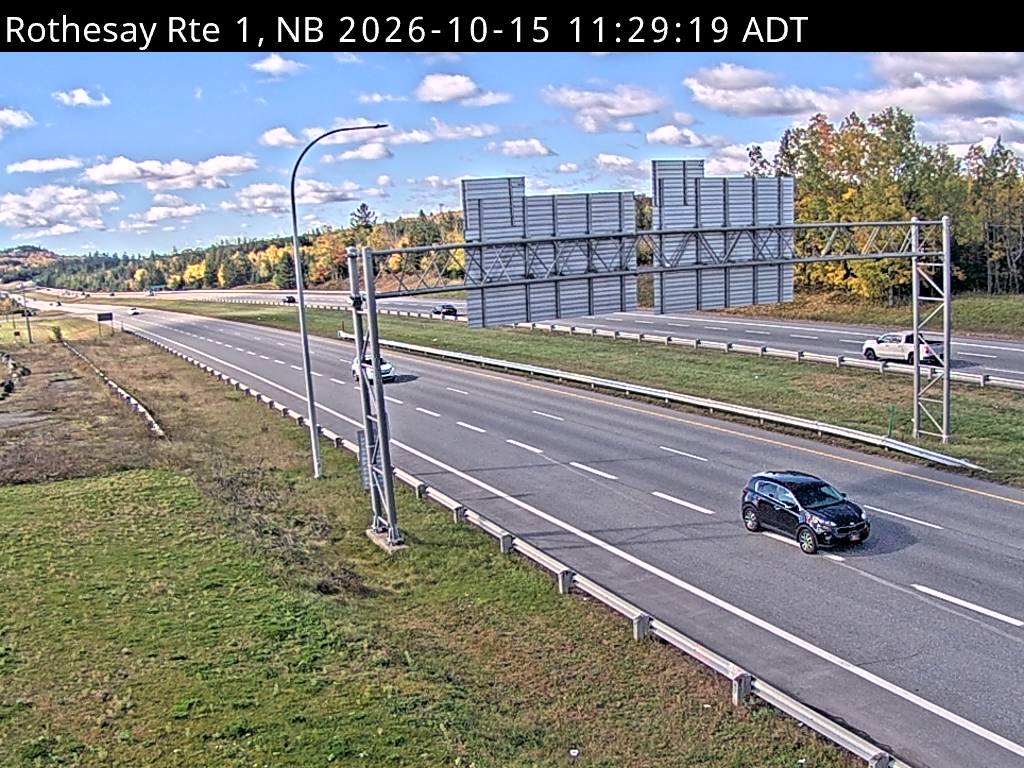 Web Cam image of Rothesay (NB Highway 1)