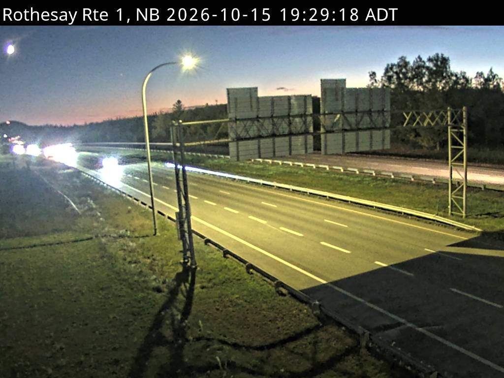 Web Cam image of Rothesay (NB Highway 1)
