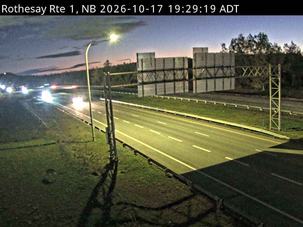 Web Cam image of Rothesay (NB Highway 1)