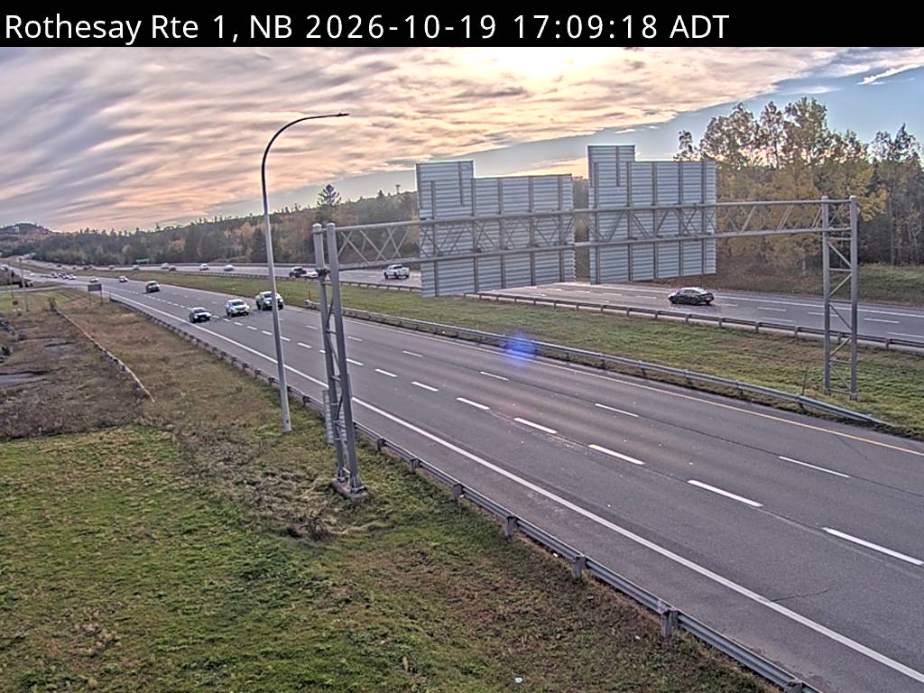Web Cam image of Rothesay (NB Highway 1)