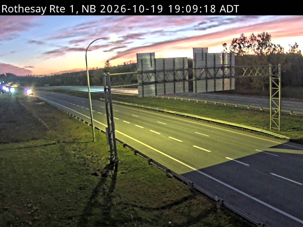 Web Cam image of Rothesay (NB Highway 1)