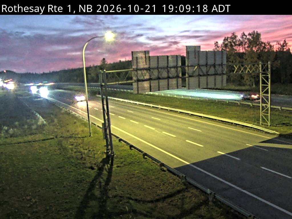 Web Cam image of Rothesay (NB Highway 1)
