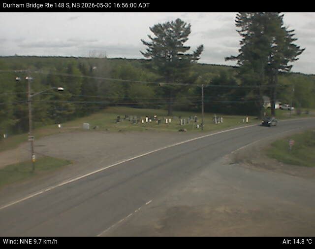 Web Cam image of Durham Bridge (NB Highway 148)