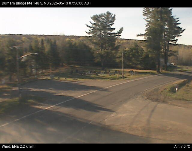 Web Cam image of Durham Bridge (NB Highway 148)
