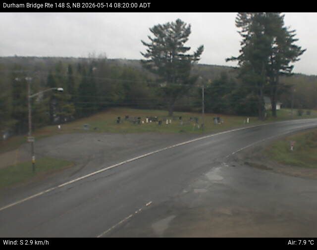 Web Cam image of Durham Bridge (NB Highway 148)