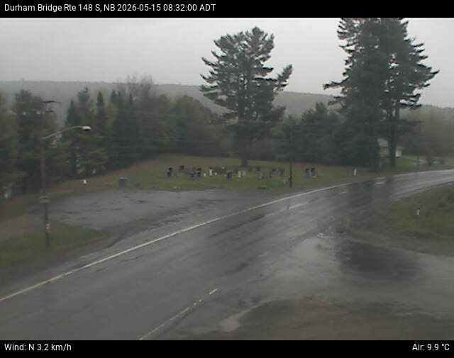 Web Cam image of Durham Bridge (NB Highway 148)