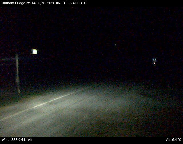 Web Cam image of Durham Bridge (NB Highway 148)