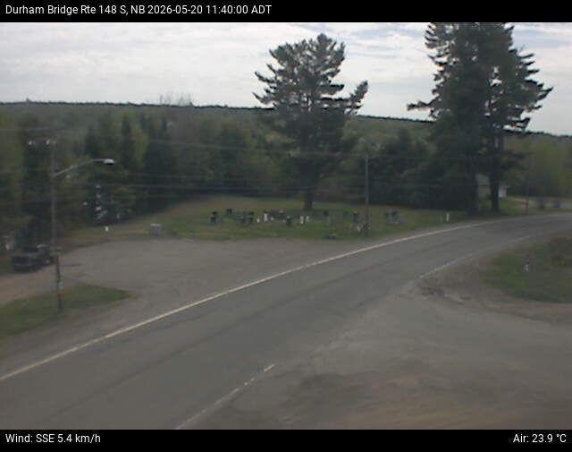 Web Cam image of Durham Bridge (NB Highway 148)